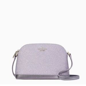 GLITTER LAVENDER CROSSBODY BAG